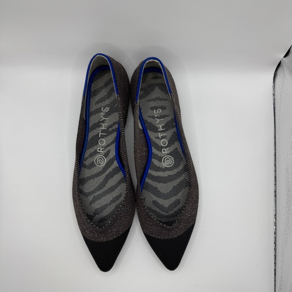 Rothys Metallic Captoe Point v1 Size 8 - Picture 4 of 5